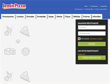 Tablet Screenshot of jenospizza.com.co